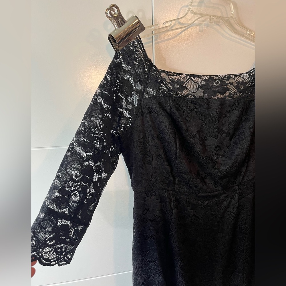 NWT Torrid Black Lace Dress Size 14 - Picture 3 of 16